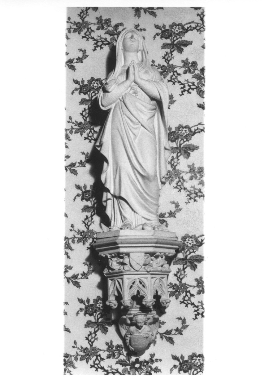 Immacolata Concezione (statuetta devozionale, opera isolata) - bottega piemontese (seconda metà sec. XIX)