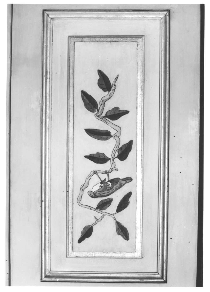 volatili e animali con vegetazione orientaleggiante (elemento decorativo, elemento d'insieme) di Wehrlin Cristiano - ambito piemontese (terzo quarto sec. XVIII)
