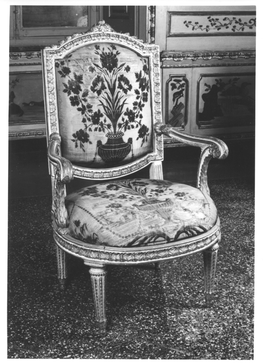 poltrona, serie - ambito piemontese (ultimo quarto sec. XVIII)