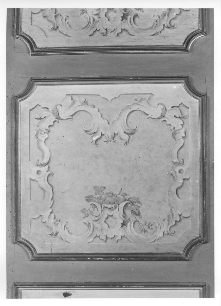 motivi decorativi a volute (elemento decorativo, serie) di Perego Gaetano (attribuito) (terzo quarto sec. XVIII)