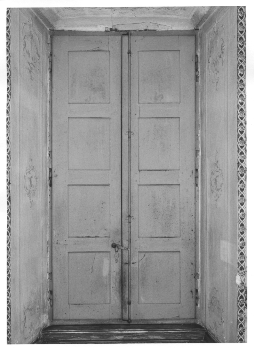 TROFEO DI GUERRA (scuro di finestra, opera isolata) di Alberoni Giovanni Battista - ambito piemontese (metà sec. XVIII)