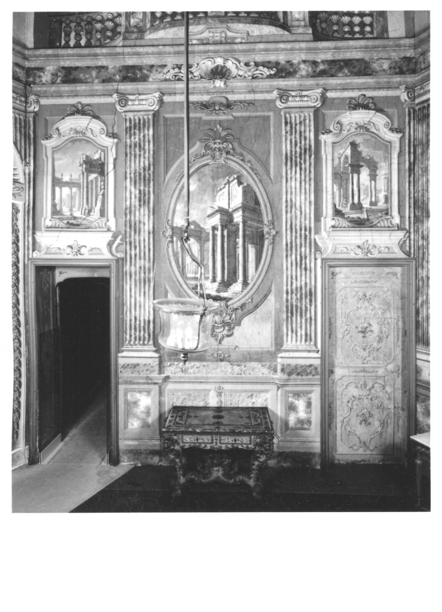 architetture (decorazione pittorica, complesso decorativo) di Alberoni Giovanni Battista (metà, terzo quarto sec. XVIII, sec. XVIII)