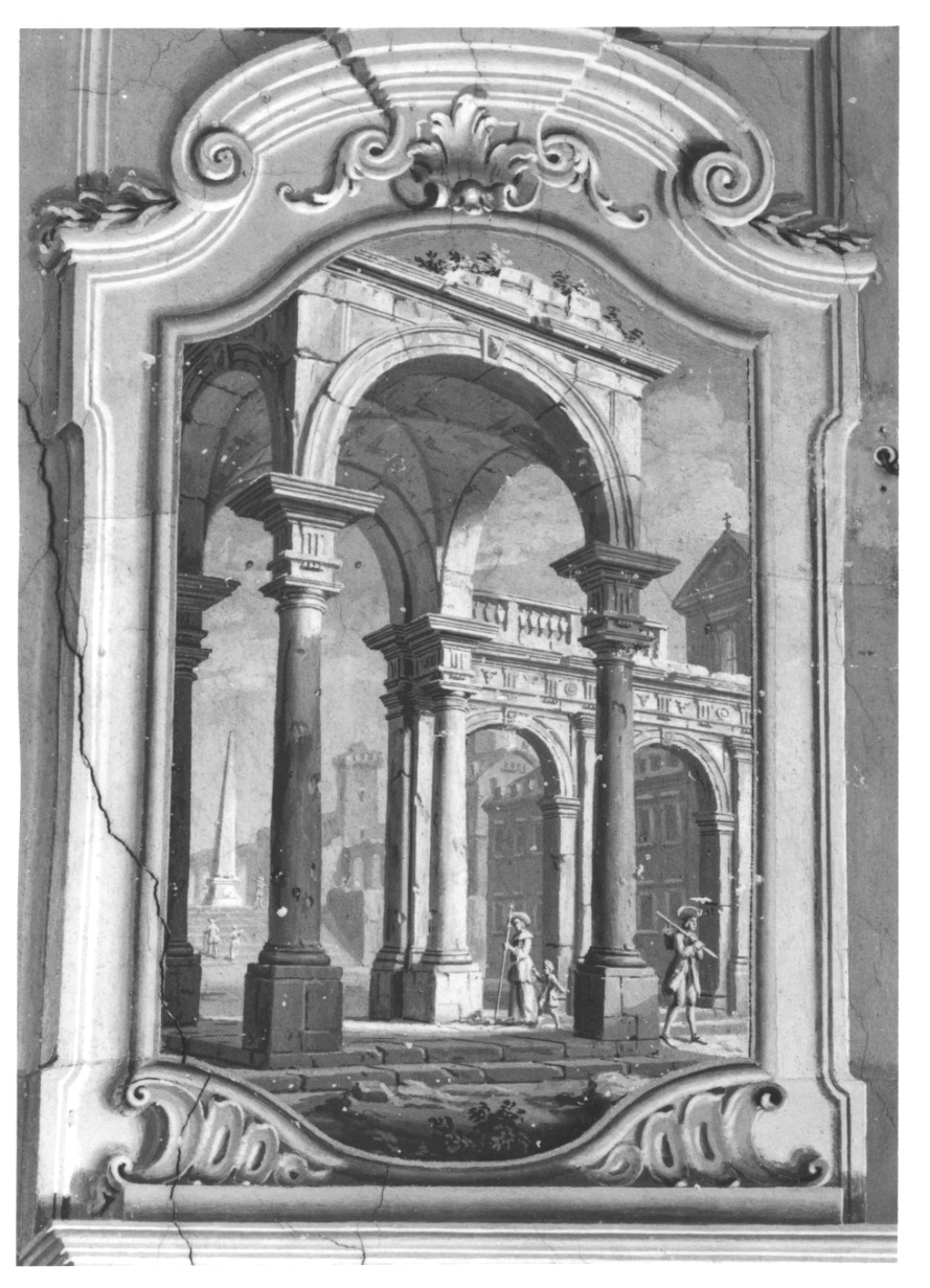 ARCHITETTURE (sovrapporta, elemento d'insieme) di Alberoni Giovanni Battista (metà, terzo quarto sec. XVIII, sec. XVIII)
