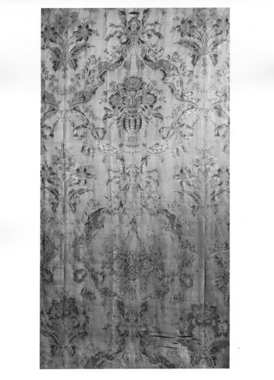 fiori (tappezzeria, opera isolata) - manifattura piemontese (?) (ultimo quarto sec. XVIII)