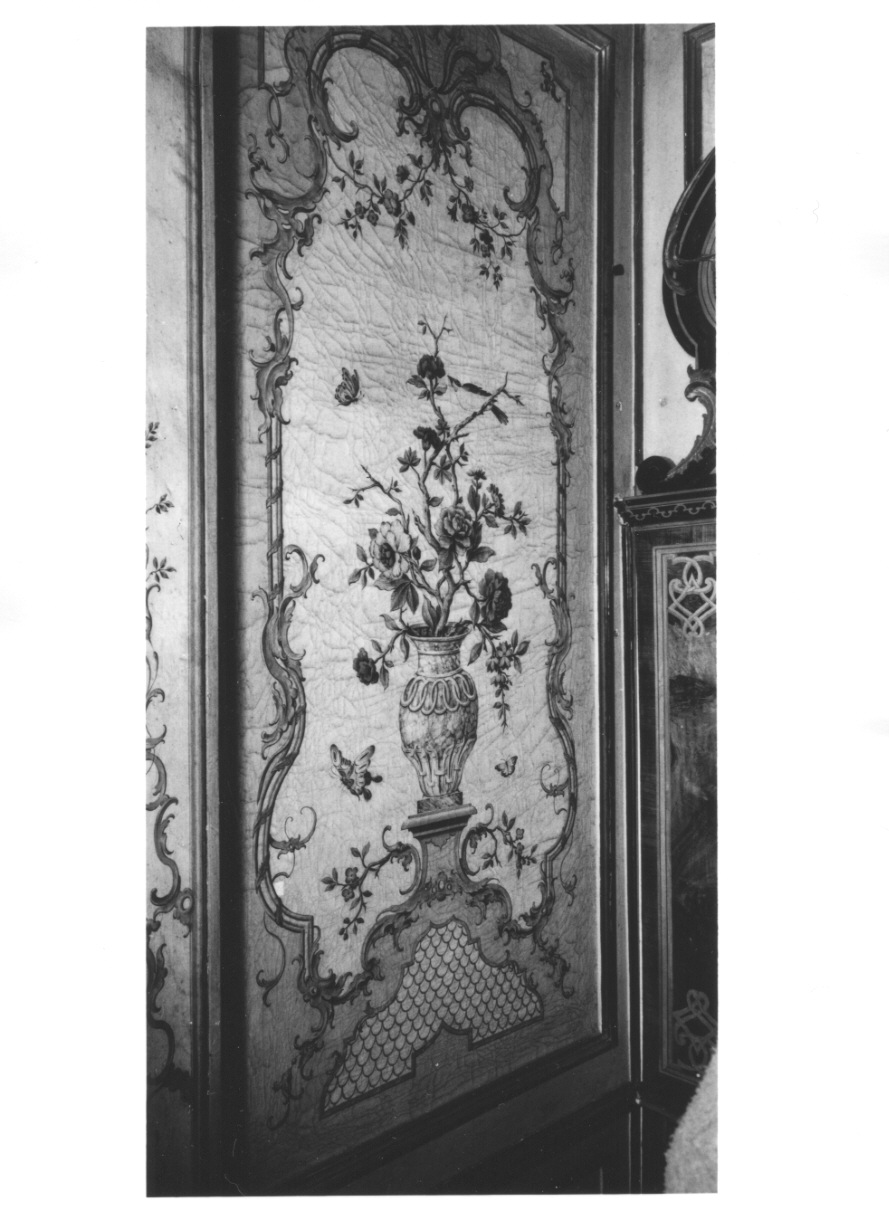 FIORI (soffitto dipinto, serie) - ambito piemontese (terzo quarto sec. XVIII)