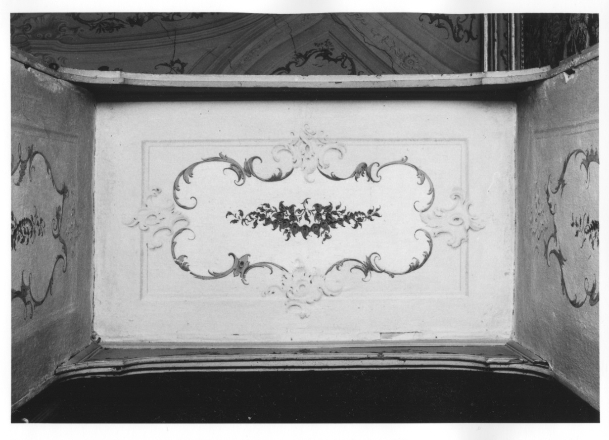 MOTIVI DECORATIVI A VOLUTE (decorazione pittorica, opera isolata) di Alberoni Giovanni Battista (attribuito) (terzo quarto sec. XVIII)