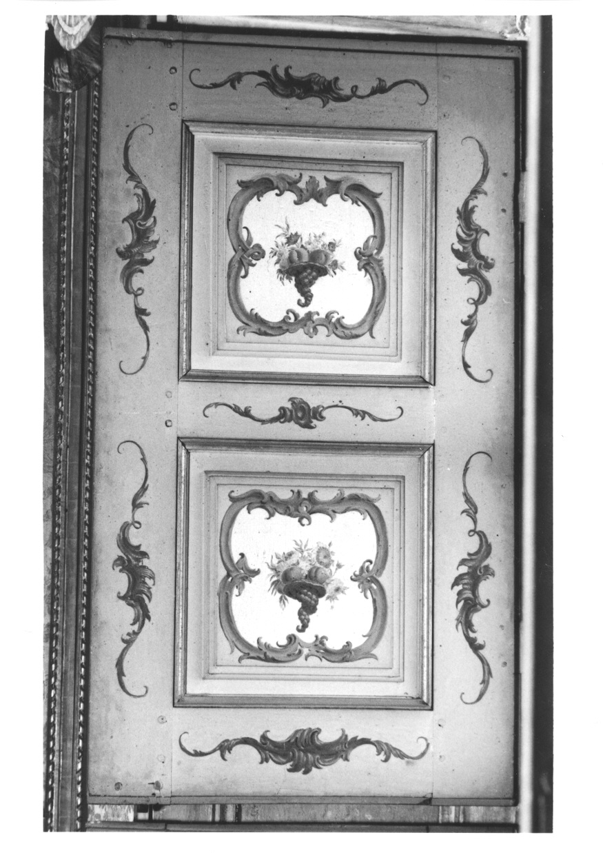 MOTIVI DECORATIVI VEGETALI (scuro di finestra, elemento d'insieme) - ambito piemontese (terzo quarto sec. XVIII)