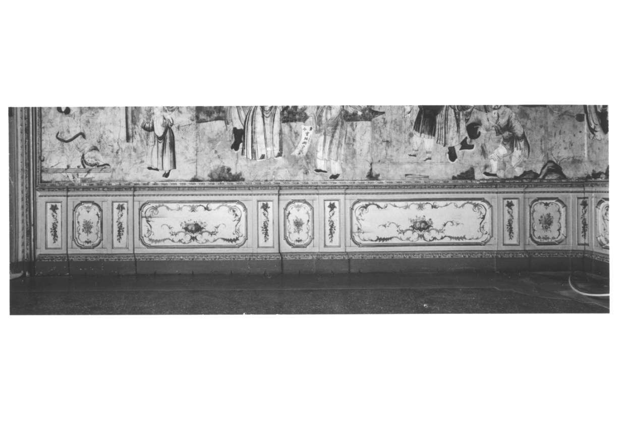 MOTIVI DECORATIVI VEGETALI (zoccolo, insieme) di Alberoni Giovanni Battista - ambito piemontese (terzo quarto sec. XVIII)