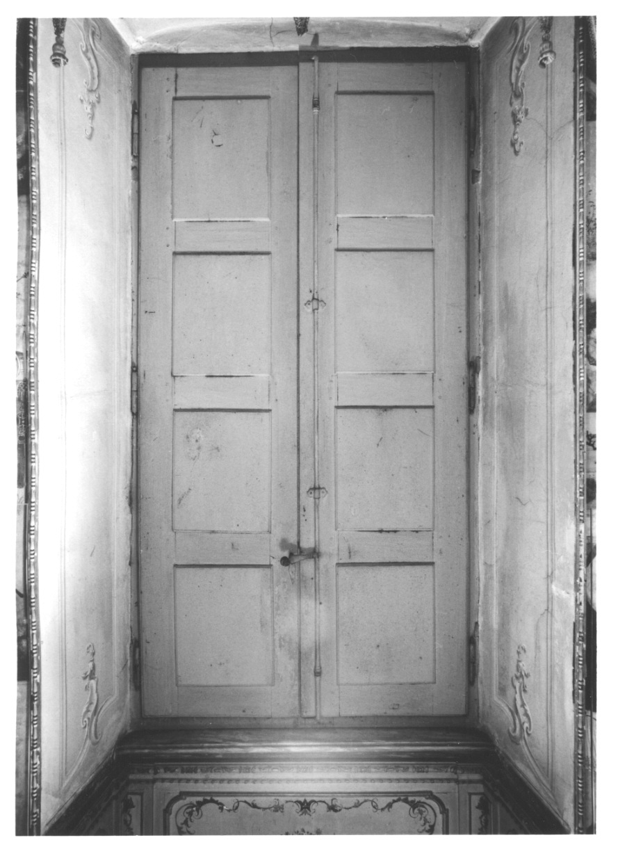 MOTIVI DECORATIVI VEGETALI (scuro di finestra, insieme) di Alberoni Giovanni Battista (attribuito) (terzo quarto sec. XVIII)