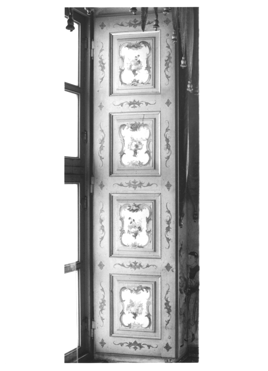 MOTIVI DECORATIVI VEGETALI (scuro di finestra, elemento d'insieme) di Alberoni Giovanni Battista (attribuito) (terzo quarto sec. XVIII)