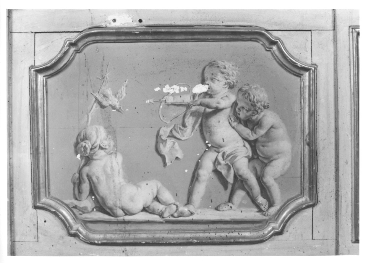 PUTTI CHE GIOCANO (dipinto, elemento d'insieme) di Rapous Vittorio Amedeo - ambito piemontese (terzo quarto sec. XVIII)
