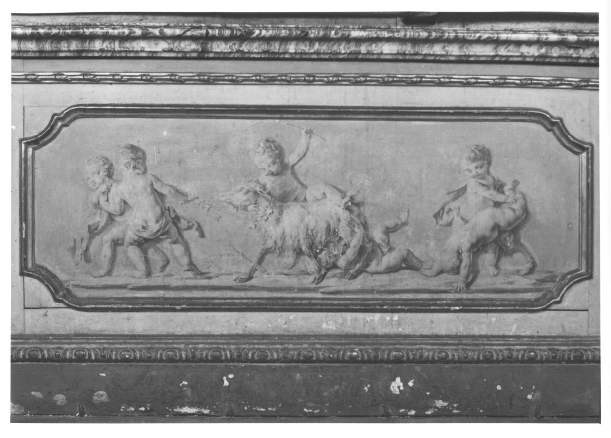 PUTTI CHE GIOCANO (dipinto, elemento d'insieme) di Rapous Vittorio Amedeo - ambito piemontese (terzo quarto sec. XVIII)