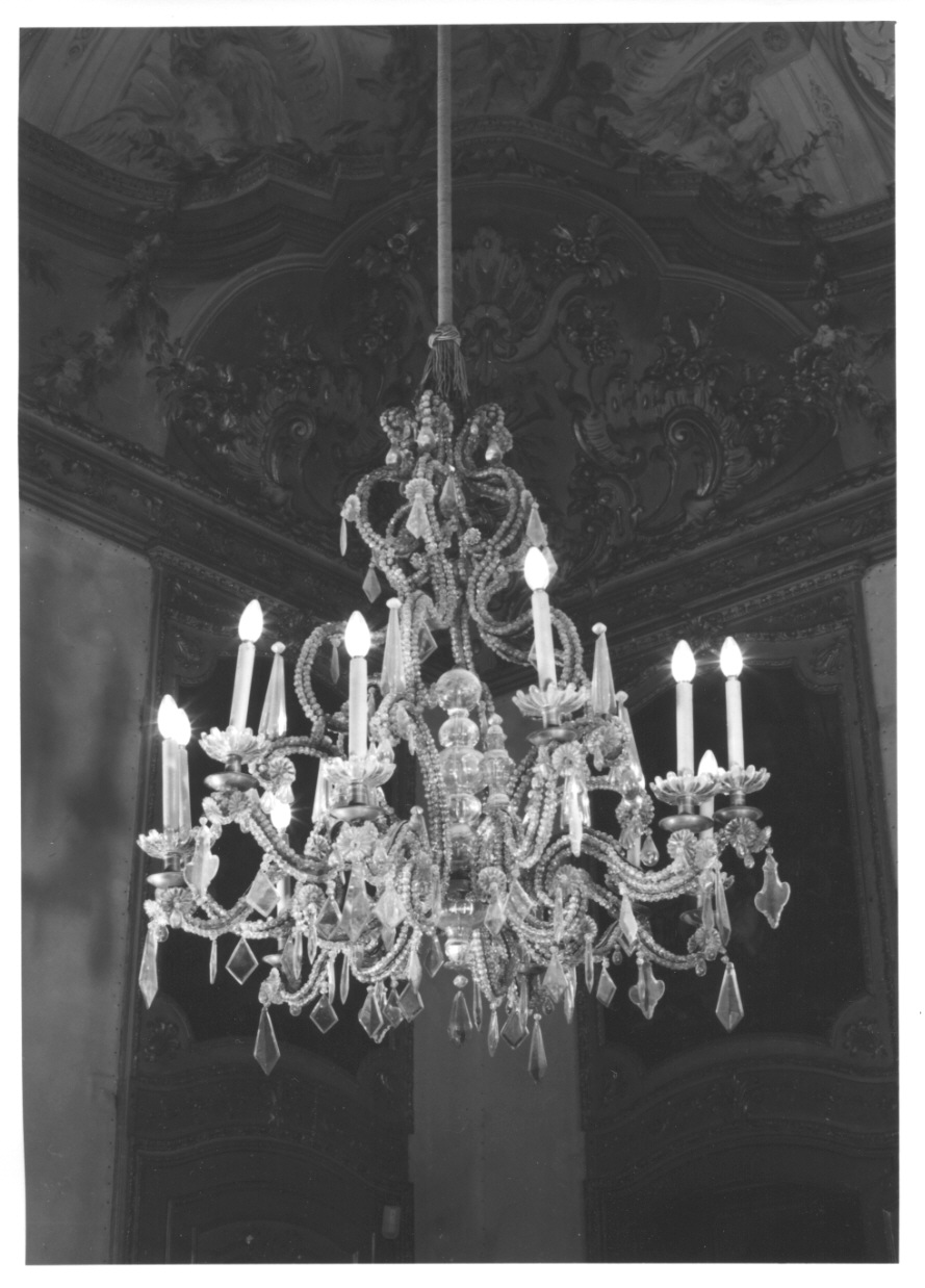 lampadario, opera isolata - ambito piemontese (terzo quarto sec. XVIII)