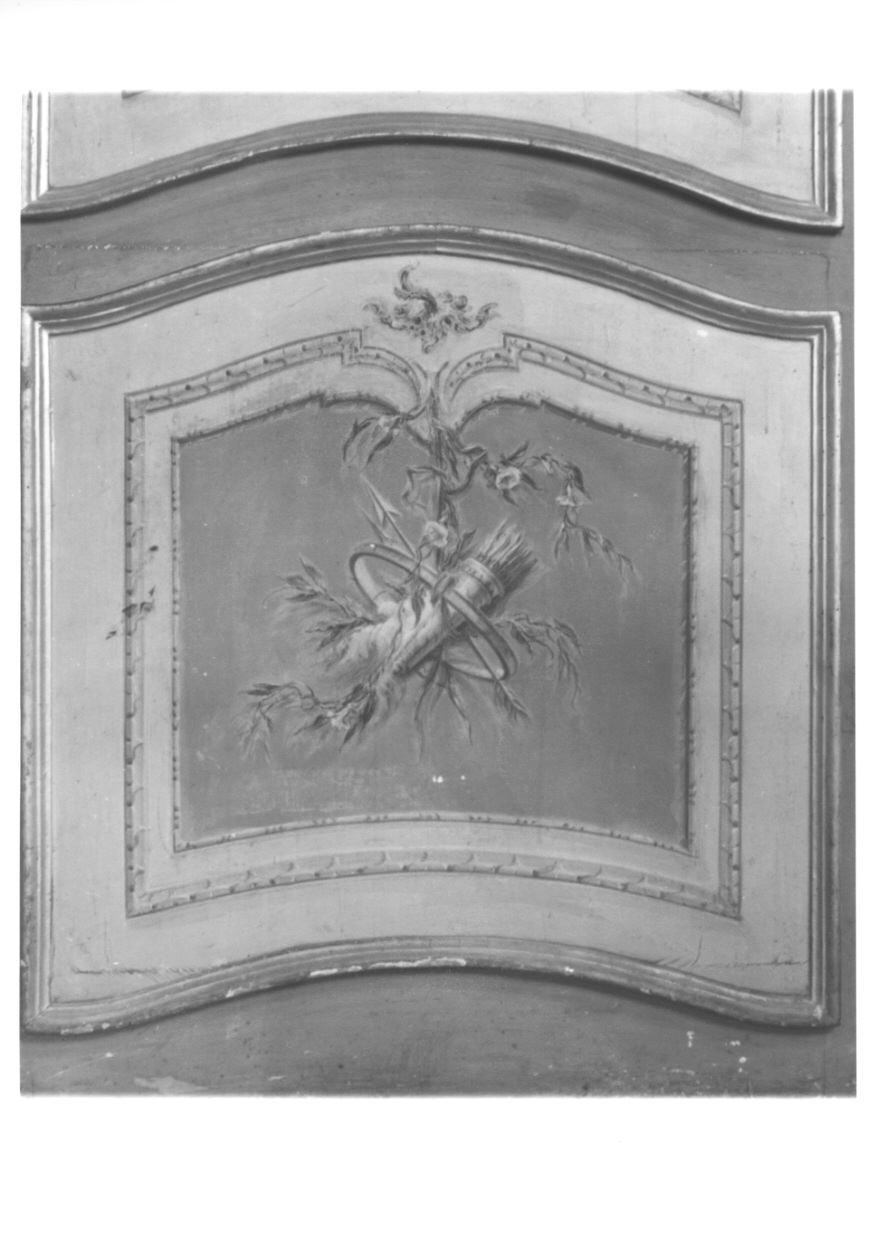 TROFEO DI CACCIA (elemento decorativo, elemento d'insieme) di Rapous Vittorio Amedeo, Perego Gaetano (terzo quarto sec. XVIII)