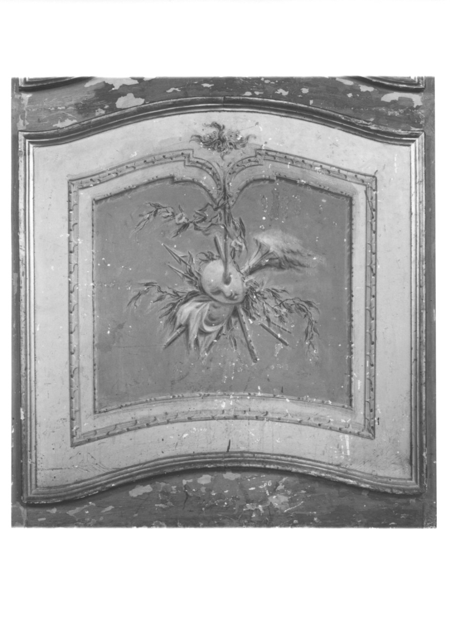 TROFEO DI CACCIA (elemento decorativo, elemento d'insieme) di Rapous Vittorio Amedeo, Perego Gaetano (terzo quarto sec. XVIII)
