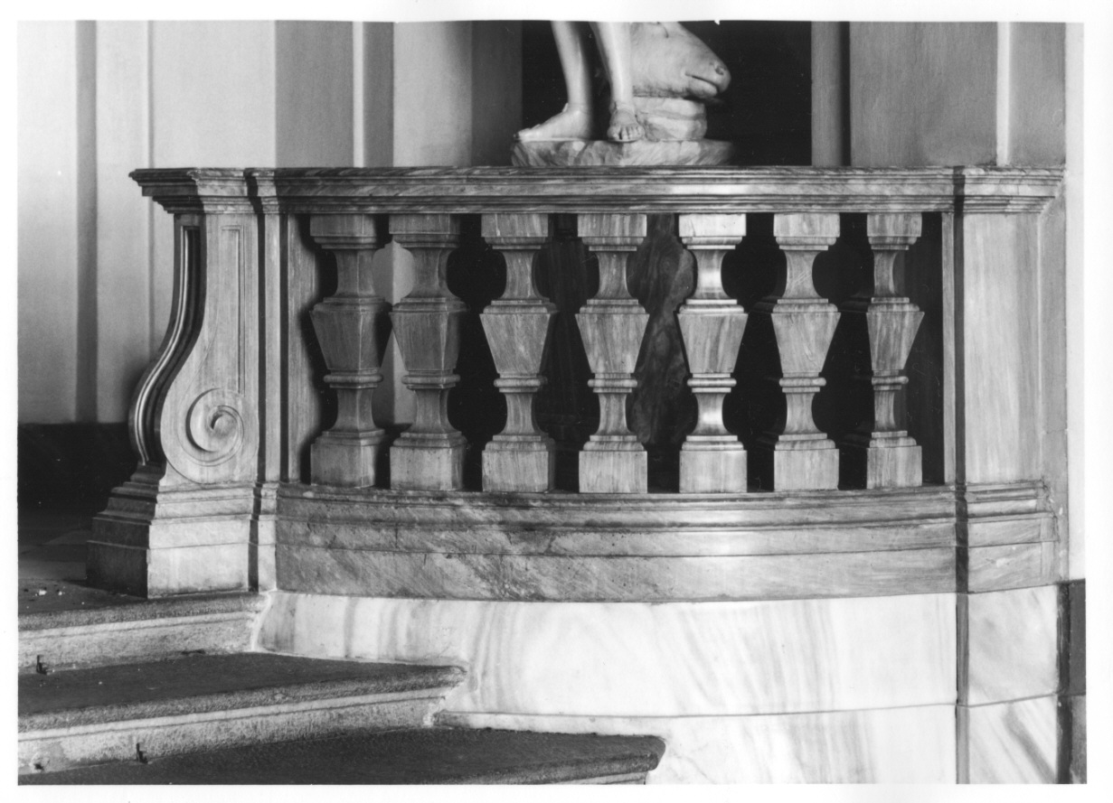 balaustrata, serie - ambito piemontese (terzo quarto sec. XVIII)