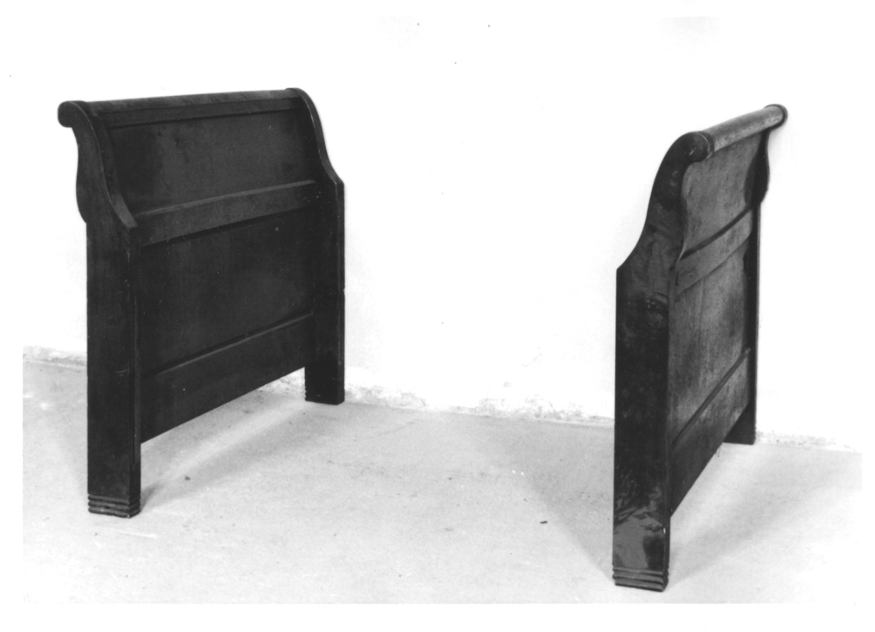 letto, frammento - ambito piemontese (metà sec. XIX)