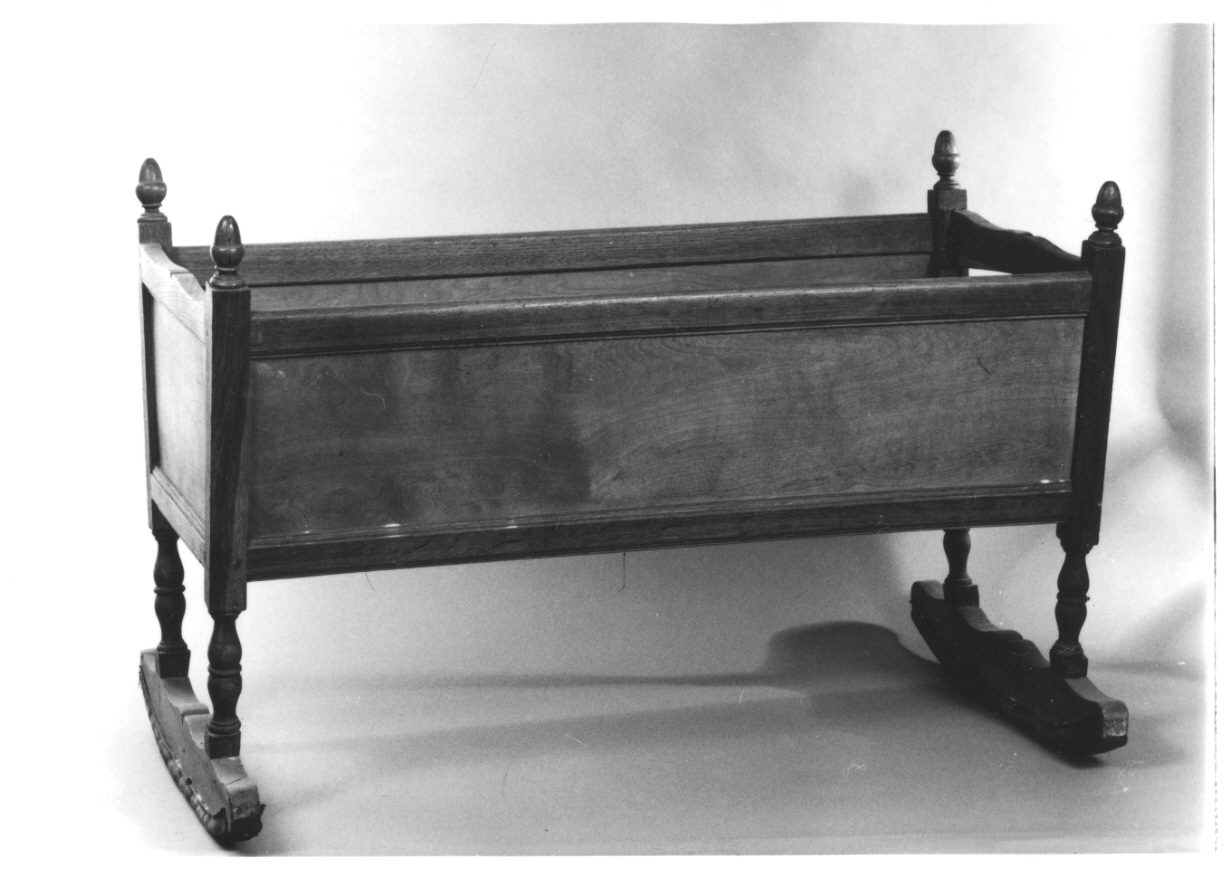 culla, opera isolata - ambito piemontese (fine/inizio secc. XIX/ XX)