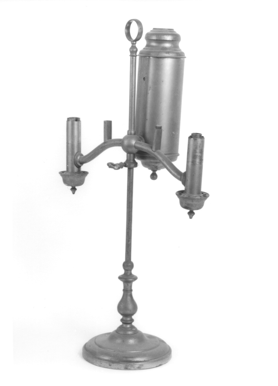 lampada da tavolo, frammento - ambito piemontese (metà sec. XIX)