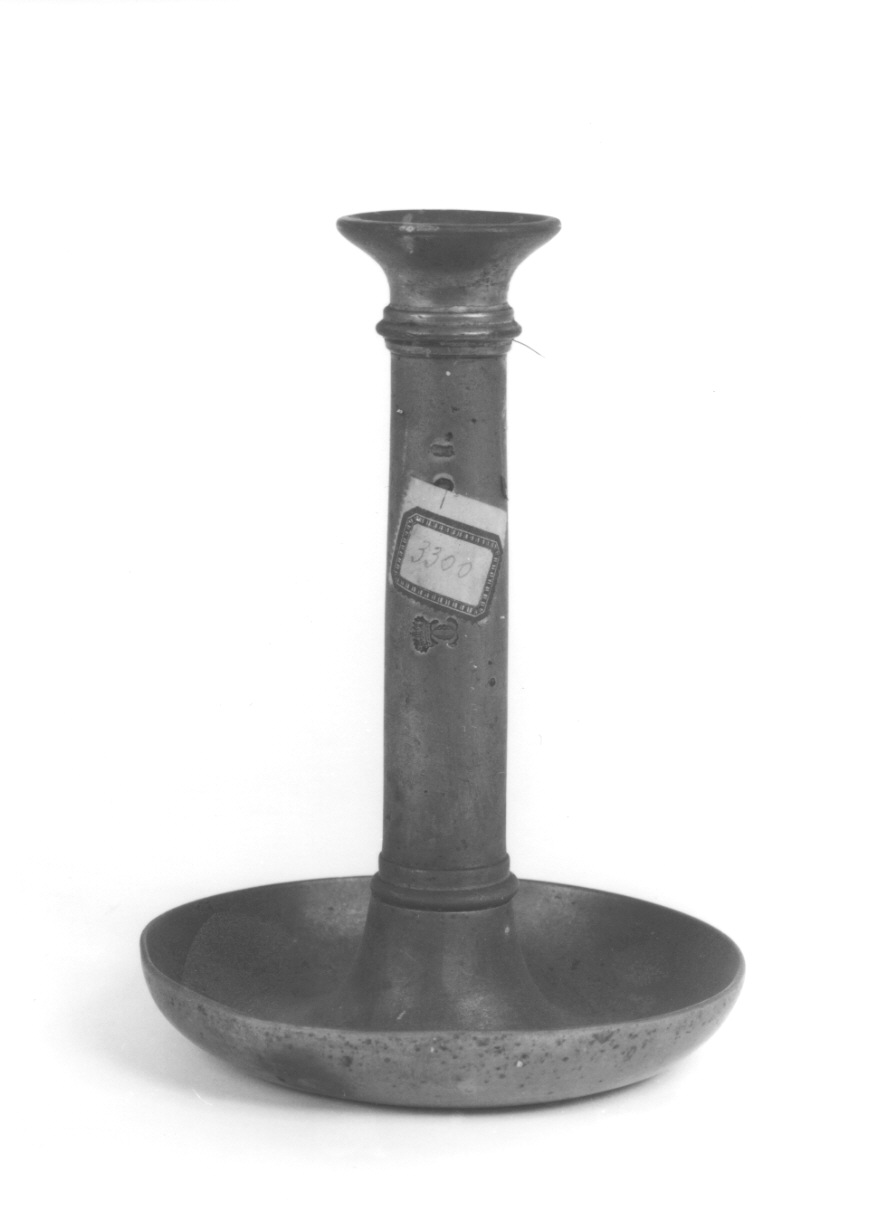 candeliere, opera isolata - ambito piemontese (seconda metà sec. XIX)