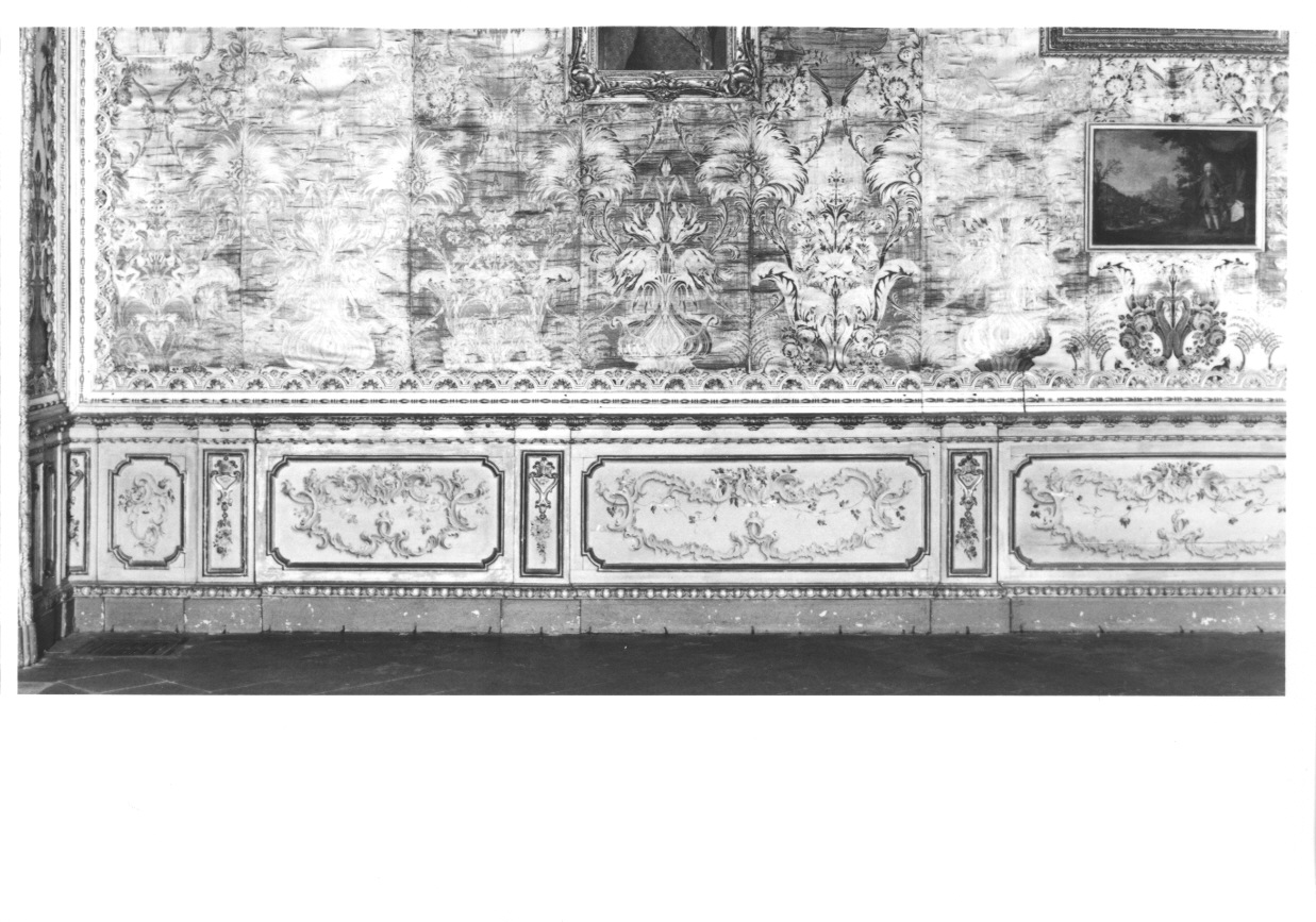 MOTIVI DECORATIVI VEGETALI (zoccolo, insieme) - ambito piemontese (terzo quarto sec. XVIII)