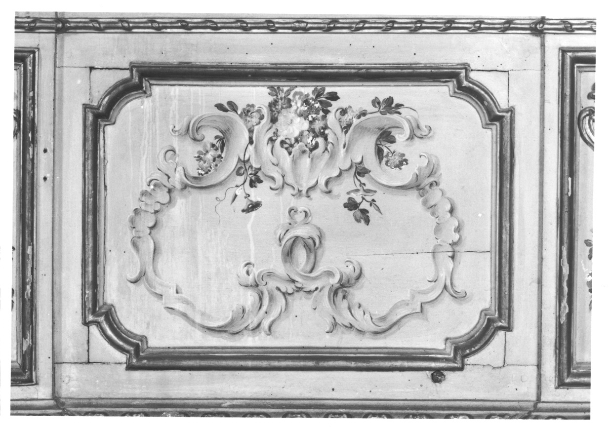 MOTIVI DECORATIVI VEGETALI (dipinto, elemento d'insieme) - ambito piemontese (terzo quarto sec. XVIII)