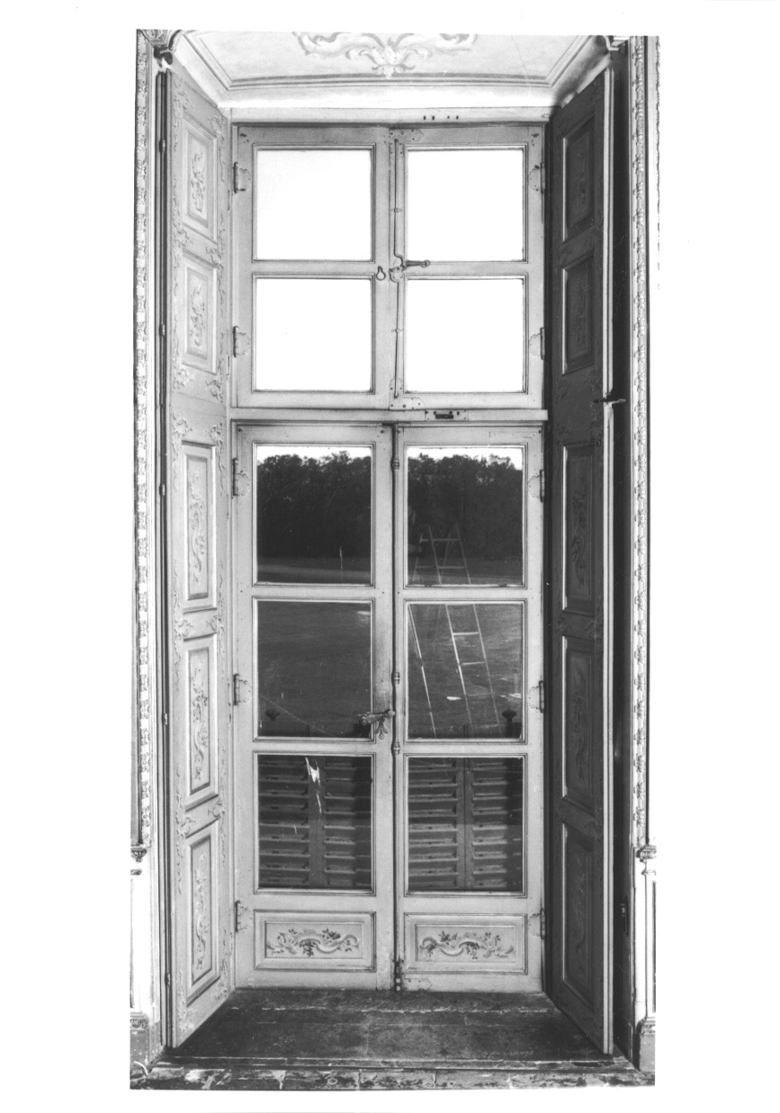 MOTIVI DECORATIVI VEGETALI (porta finestra, serie) - ambito piemontese (terzo quarto sec. XVIII)