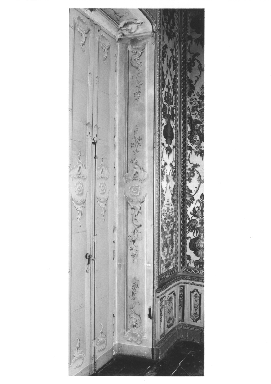 MOTIVI DECORATIVI VEGETALI (stipite di porta, serie) - ambito piemontese (terzo quarto sec. XVIII)