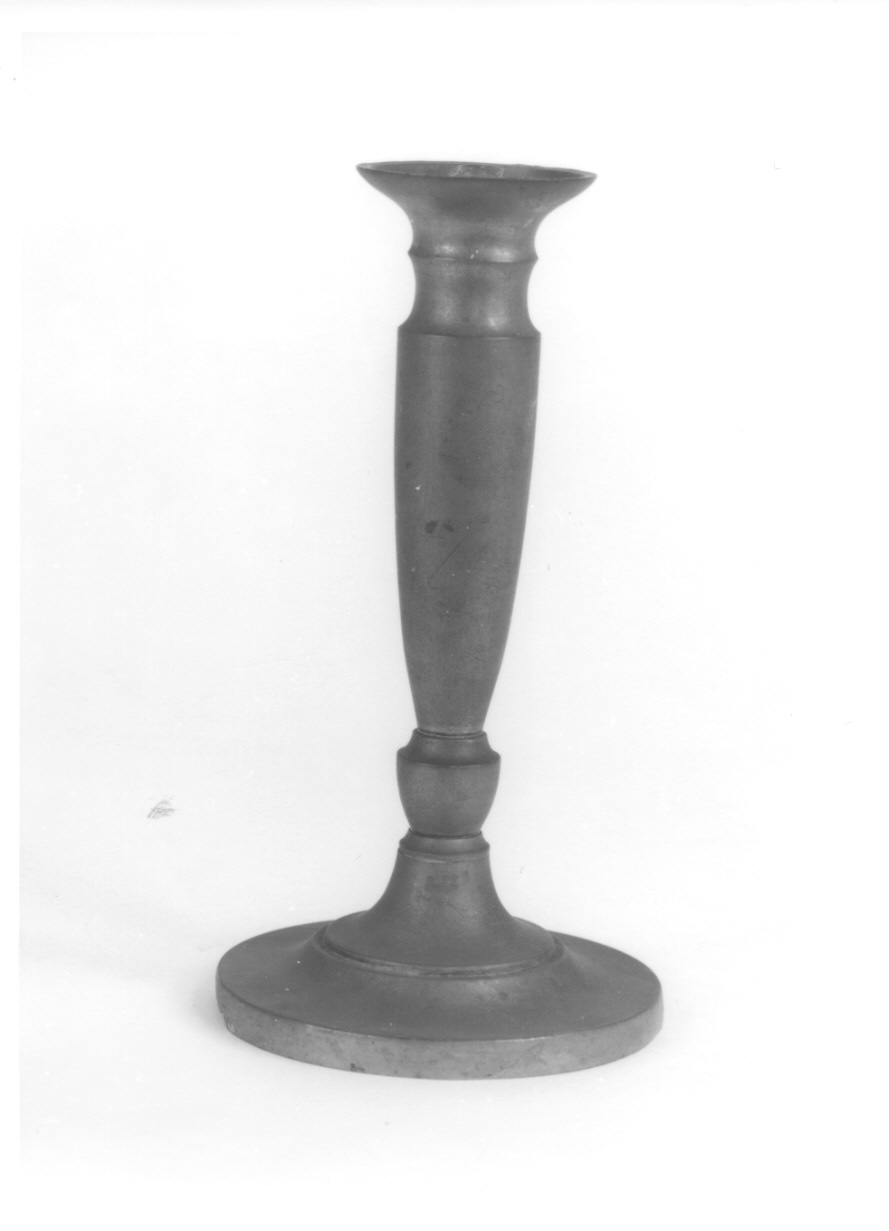 candeliere, opera isolata - ambito piemontese (seconda metà sec. XIX)