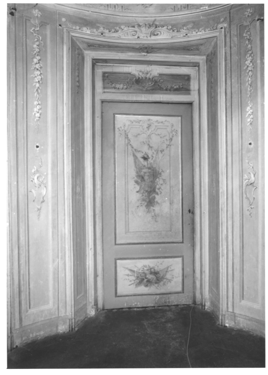 mostra di porta, opera isolata - ambito piemontese (seconda metà sec. XVIII)