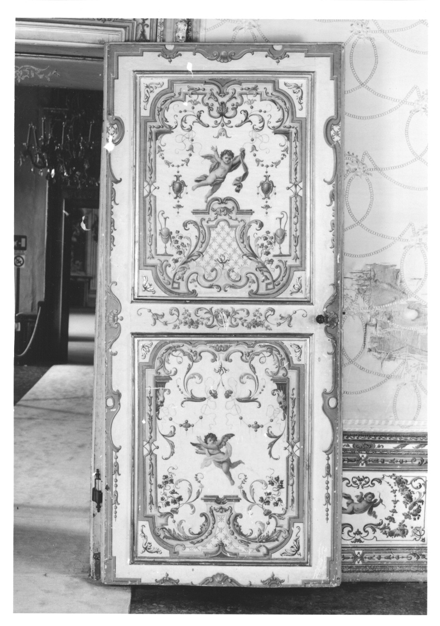 PUTTI ALATI (porta, opera isolata) di Fariano Giovanni Francesco - ambito piemontese (secondo quarto sec. XVIII)