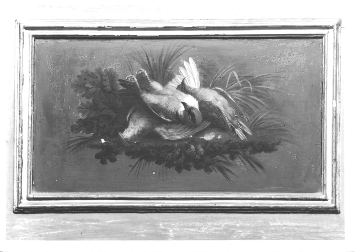 NATURA MORTA CON CACCIAGIONE (dipinto, elemento d'insieme) di Vacca Angelo (fine sec. XVIII)