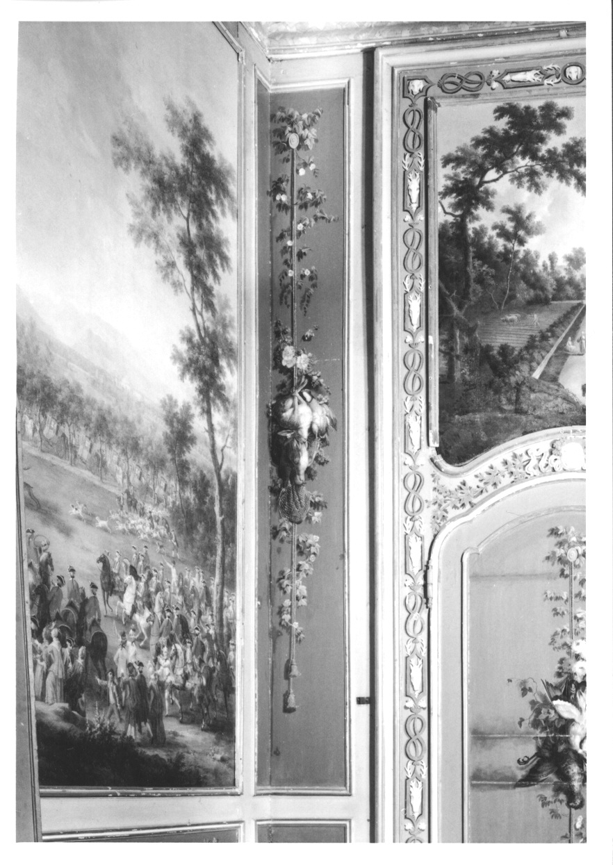 TROFEO DI CACCIA (elemento decorativo, elemento d'insieme) di Vacca Angelo - ambito piemontese (fine sec. XVIII)