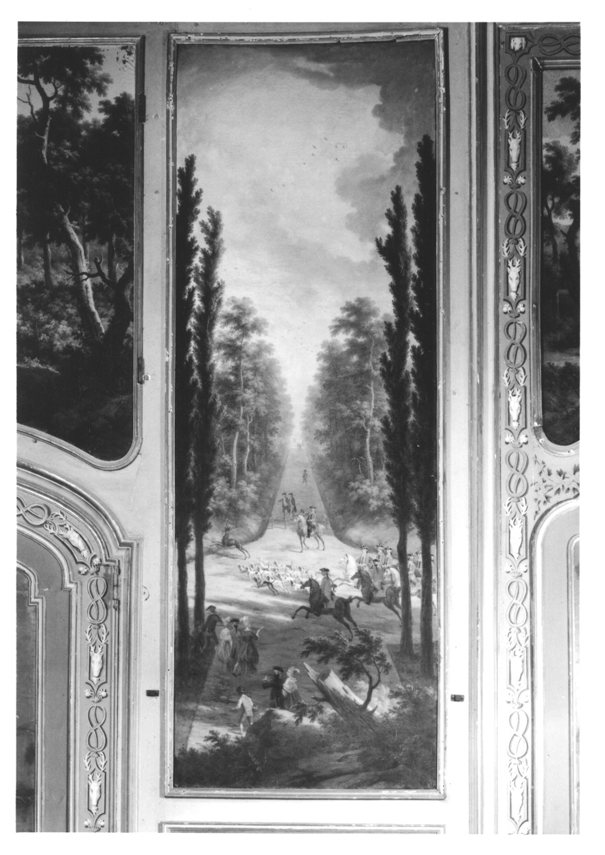 CACCIA AL CERVO (dipinto, ciclo) di Cignaroli Vittorio Amedeo (terzo quarto sec. XVIII)