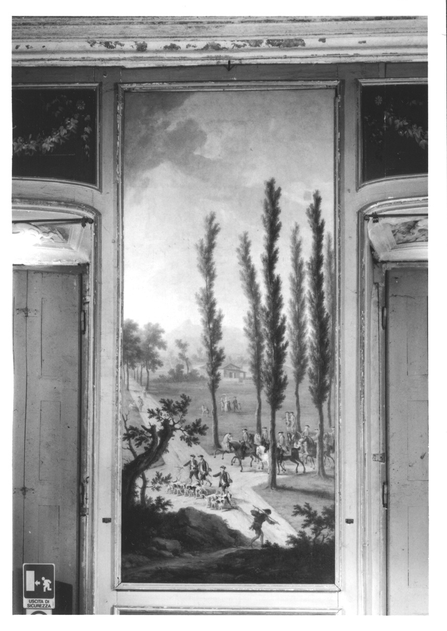 CACCIA AL CERVO (dipinto, ciclo) di Cignaroli Vittorio Amedeo (terzo quarto sec. XVIII)