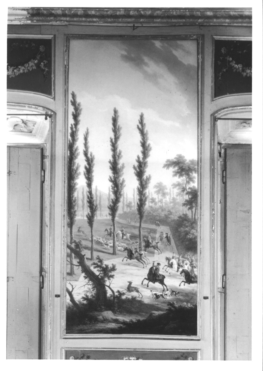 CACCIA AL CERVO (dipinto, ciclo) di Cignaroli Vittorio Amedeo (terzo quarto sec. XVIII)