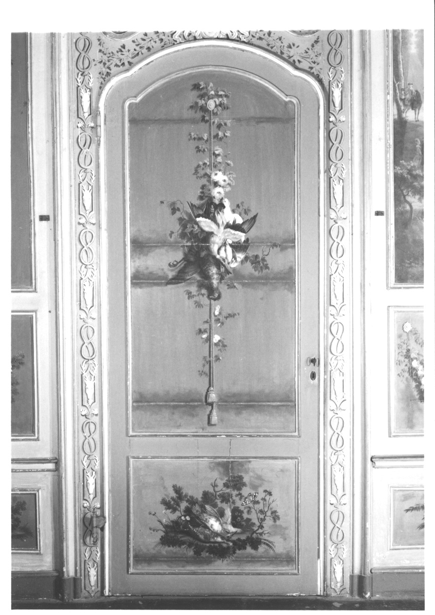 TROFEO DI CACCIA (porta, opera isolata) di Vacca Angelo - bottega piemontese (fine sec. XVIII)