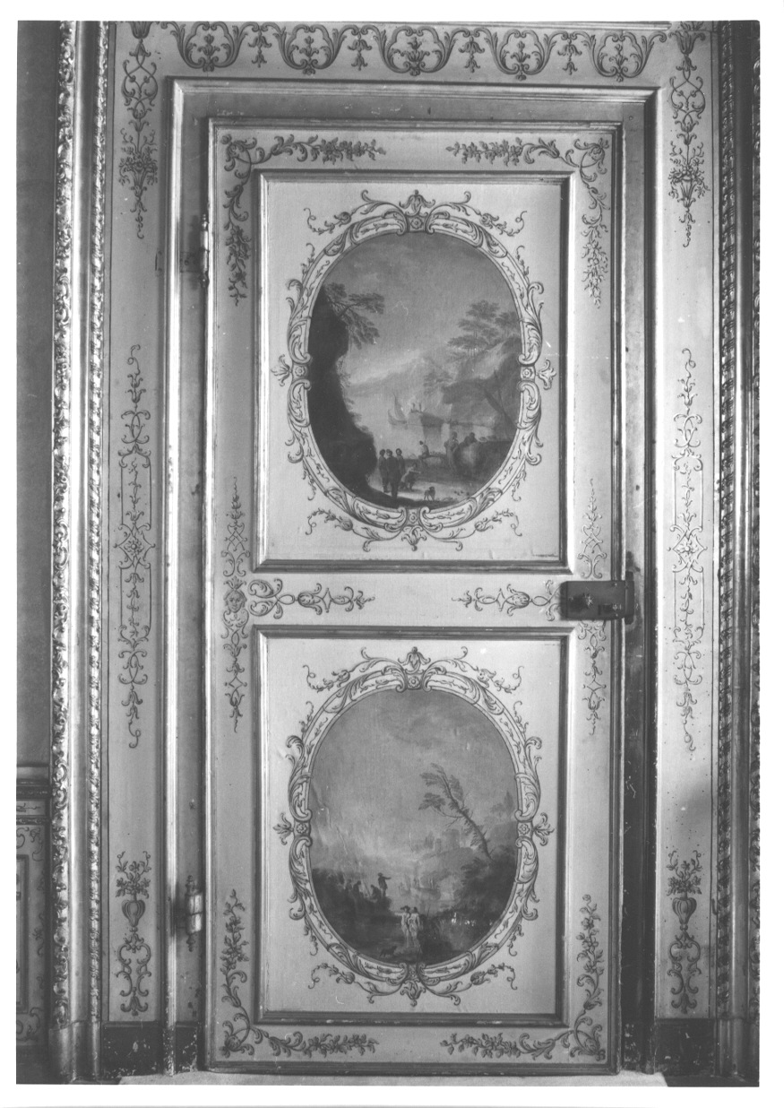 MOTIVI DECORATIVI VEGETALI (porta, opera isolata) di Cignaroli Scipione (attribuito) (secondo quarto sec. XVIII)