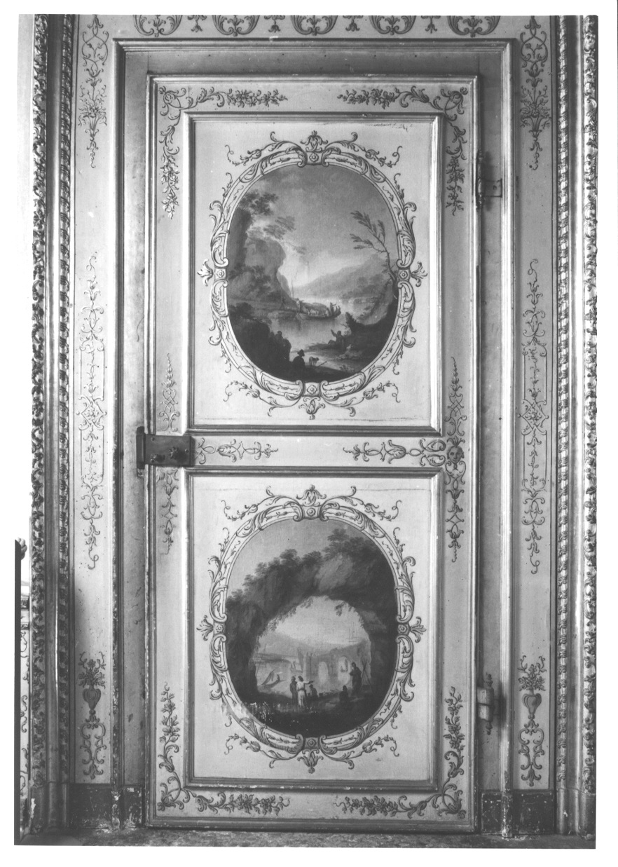 MOTIVI DECORATIVI VEGETALI (porta, opera isolata) di Cignaroli Scipione (attribuito) (secondo quarto sec. XVIII)