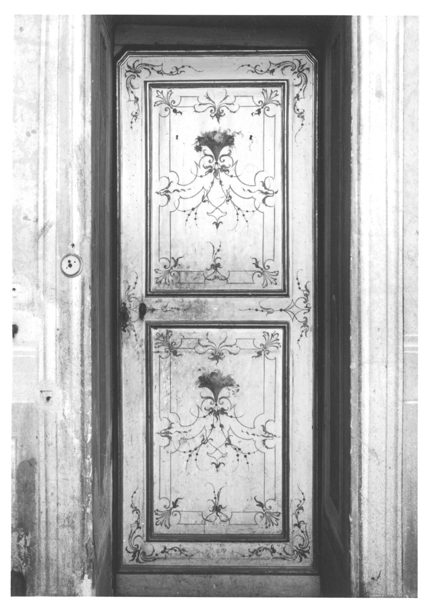 MOTIVI DECORATIVI VEGETALI (porta, opera isolata) - ambito piemontese (seconda metà sec. XVIII)