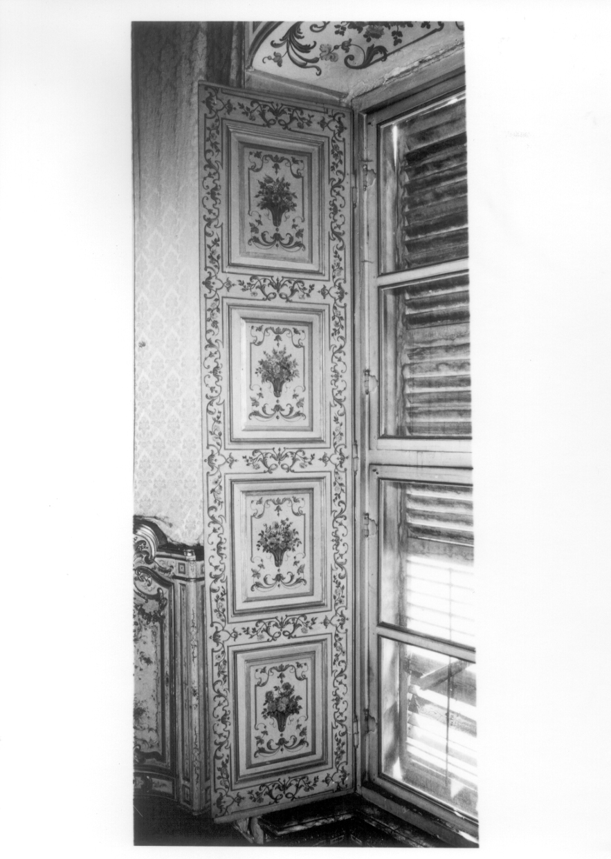 MOTIVI DECORATIVI VEGETALI (scuro di finestra, elemento d'insieme) di Fariano Giovanni Francesco - ambito piemontese (metà sec. XVIII)