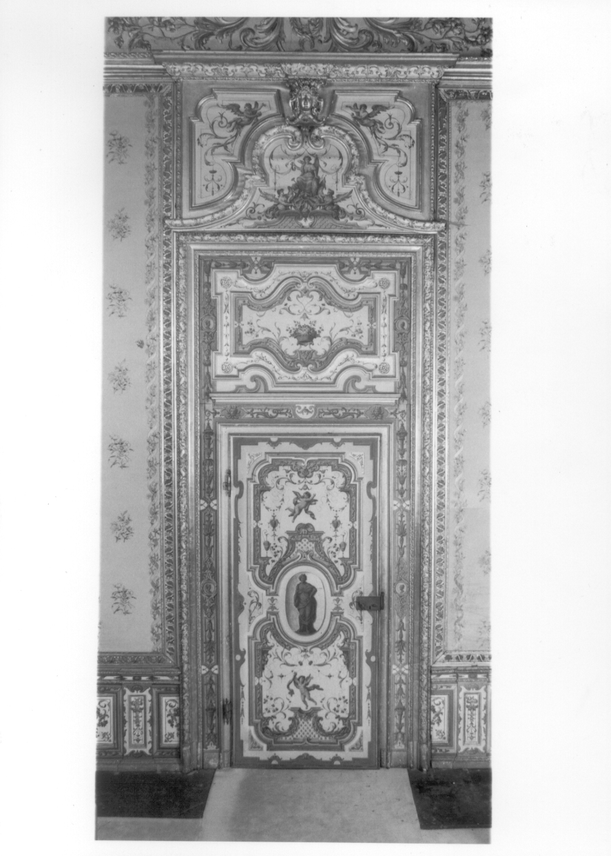 mostra di porta, serie - ambito piemontese (prima metà sec. XVIII)