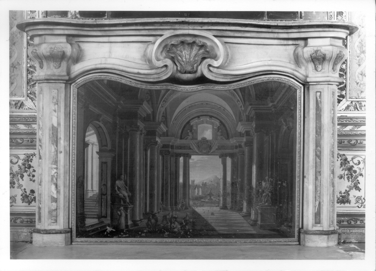 mostra di camino, opera isolata - ambito piemontese (metà sec. XVIII)