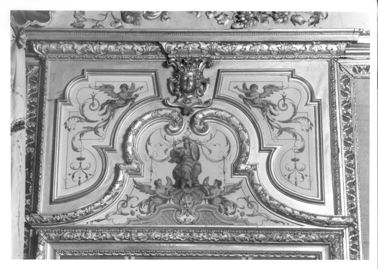 MINERVA (sovrapporta, opera isolata) di Fariano Giovanni Francesco - ambito piemontese (prima metà sec. XVIII)