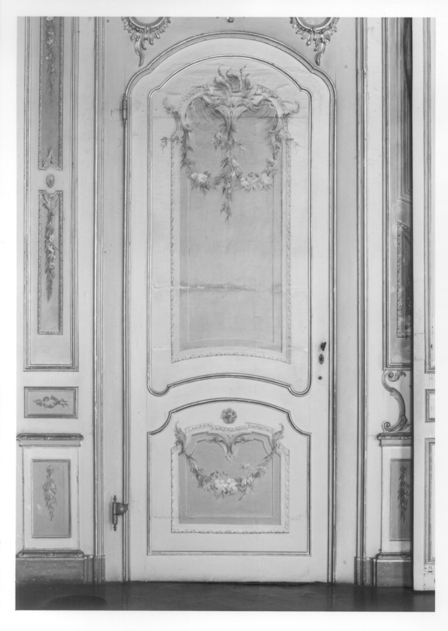 MOTIVI DECORATIVI A VOLUTE (porta, opera isolata) di Perego Gaetano - bottega piemontese (terzo quarto sec. XVIII)