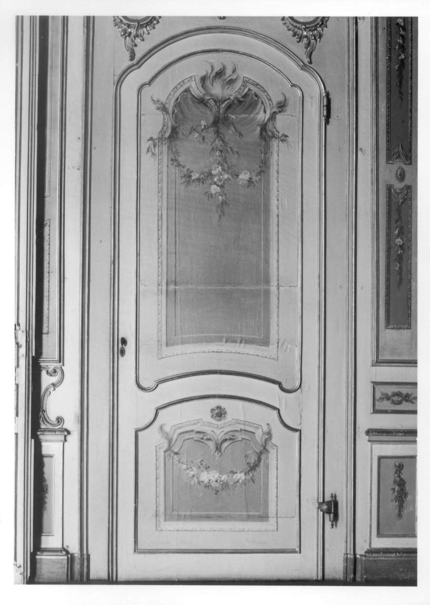 MOTIVI DECORATIVI A VOLUTE (porta, opera isolata) di Perego Gaetano - bottega piemontese (terzo quarto sec. XVIII)