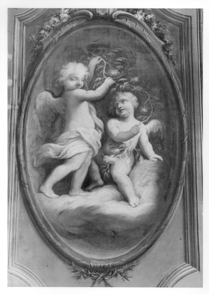 PUTTI CHE GIOCANO (elemento decorativo, elemento d'insieme) di Nepote Ignazio (terzo quarto sec. XVIII)