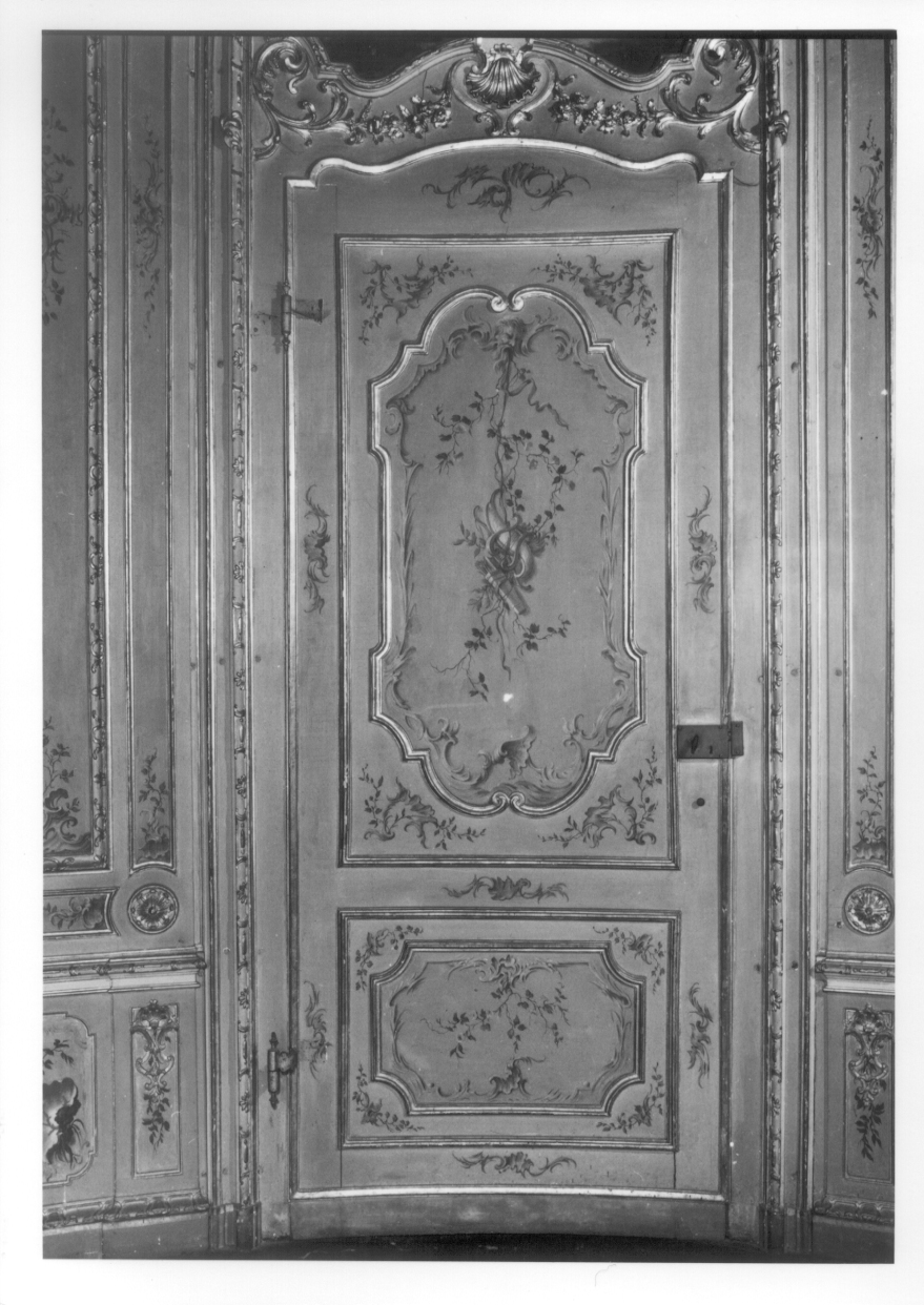 MOTIVI DECORATIVI VEGETALI (porta, opera isolata) di Antoniani Francesco, Perego Gaetano - bottega piemontese (metà sec. XVIII)