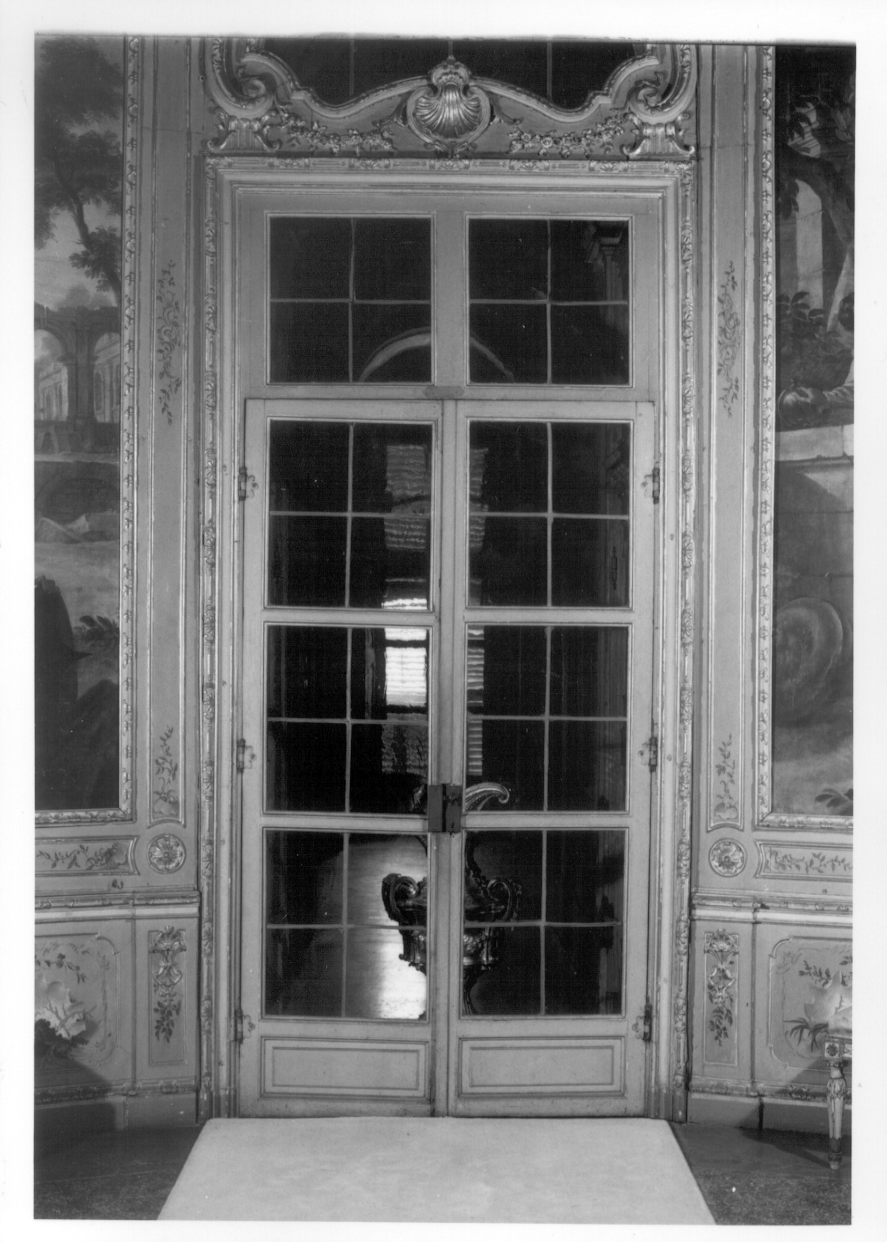 porta finestra, opera isolata - bottega piemontese (metà sec. XVIII)