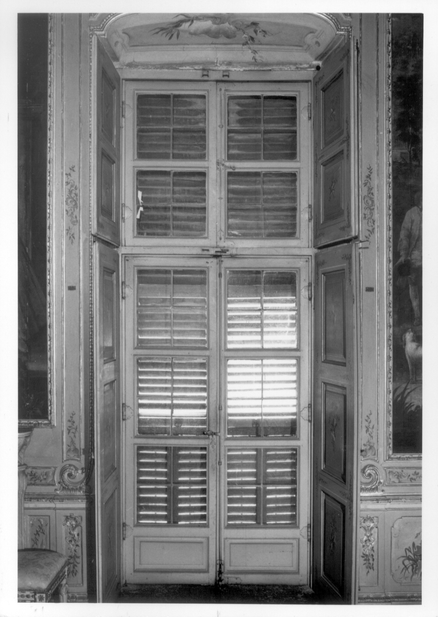 porta finestra, serie - bottega piemontese (metà sec. XVIII)